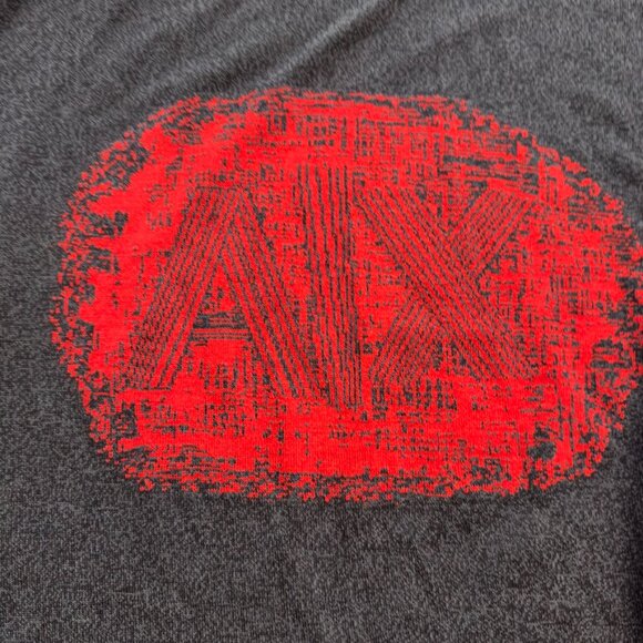 Emporio Armani Charcoal Gray Logo Sweater - Size 50 (L/XL) - Picture 4 of 11